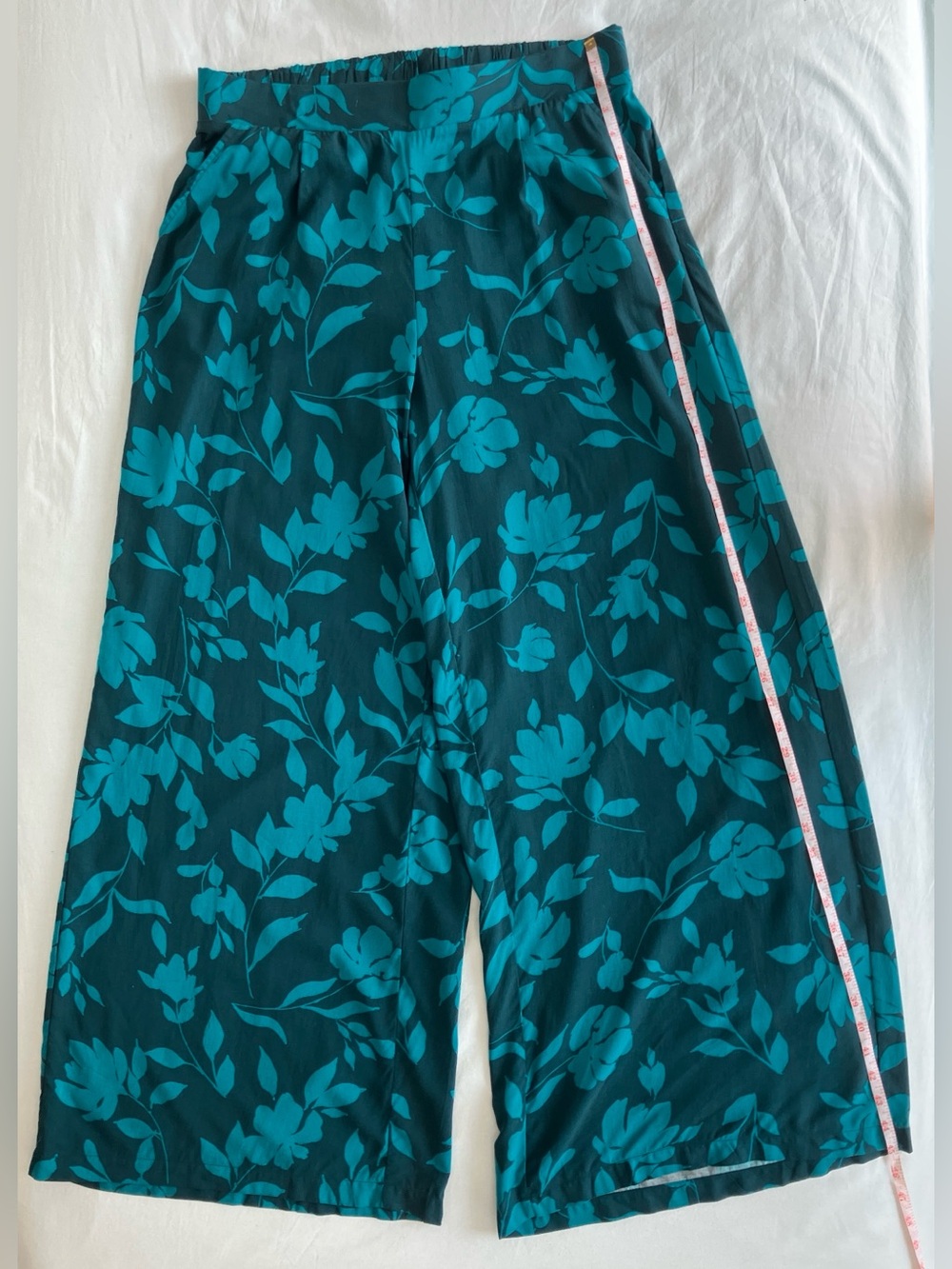 Torrid High-Rise Pull-On Wide-Leg Pants – Vanessa Floral Match To Paper – Size 0 - Picture 13 of 16